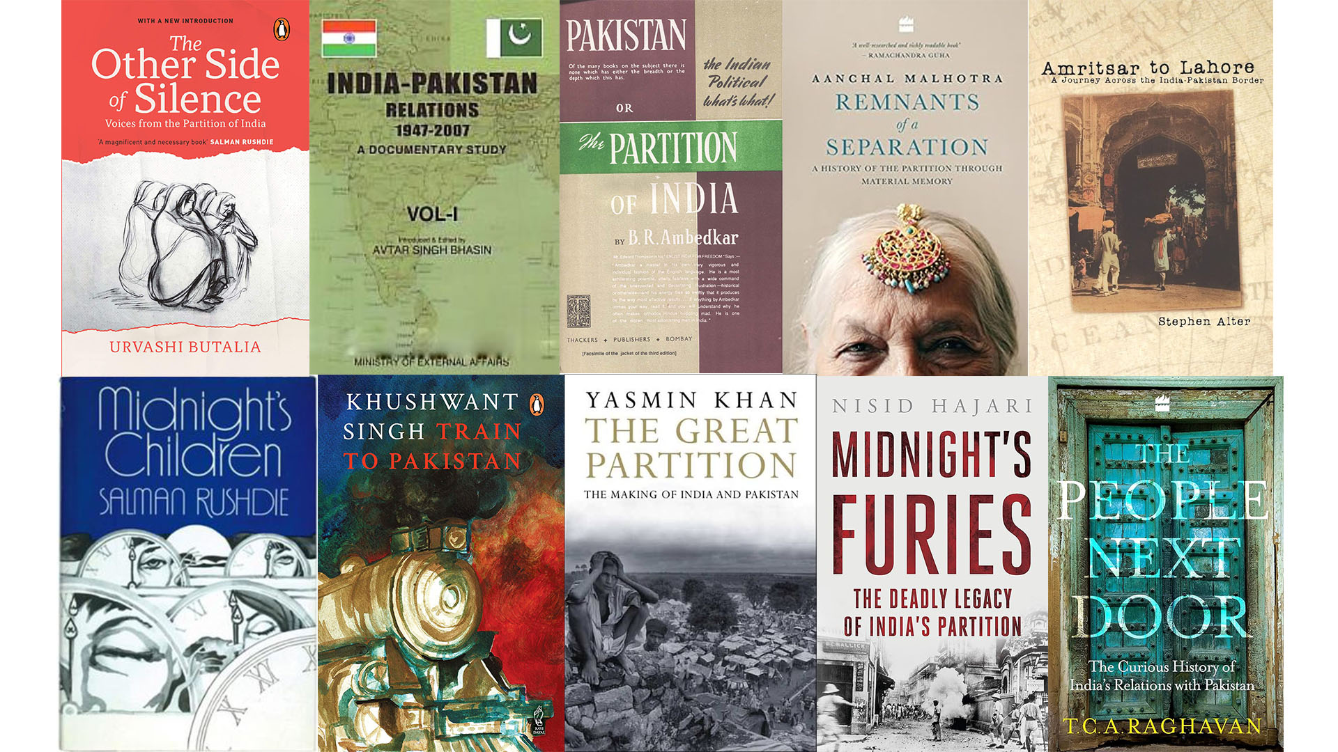 10 Books that explore India - Pakistan relations